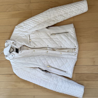 Doudoune blanche Zara