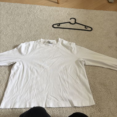 Haut COS blanc à manches longues