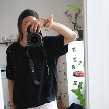Schwarzes Oversize T-Shirt