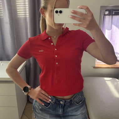 Red Lacoste Polo Shirt