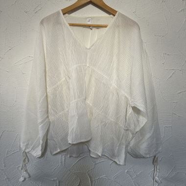 Blusa boho bianca Mango