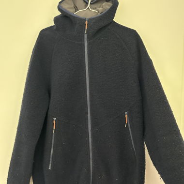 Veste polaire à capuche Maloja noire