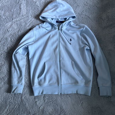 Light Blue Ralph Lauren Polo Zipper