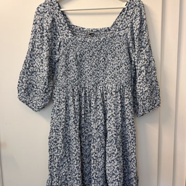 floral smocked dress
