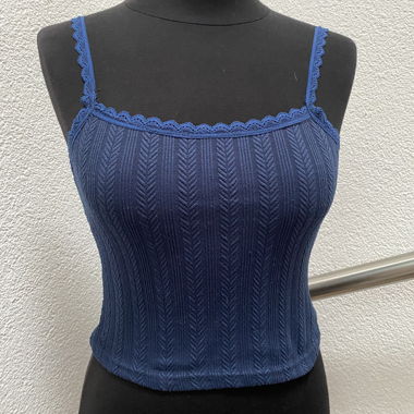Trägertop blau