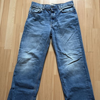 blaue Jeans Hosen