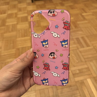 Coque de smartphone rose iPhone 16