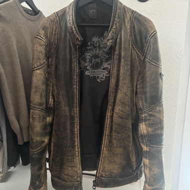 Giacca in pelle vintage