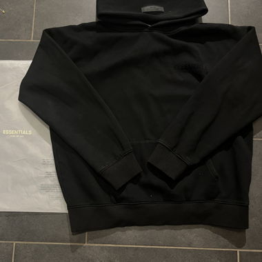 Fear of God Essentials Hoodie (Black)