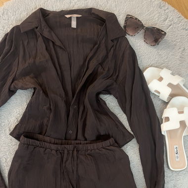 ensemble brun h&m