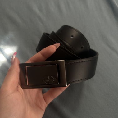 Ceinture en cuire noir 