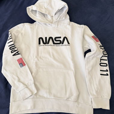 White NASA hoodie