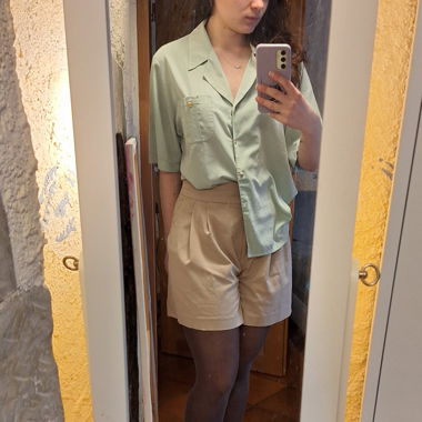 Chemise menthe