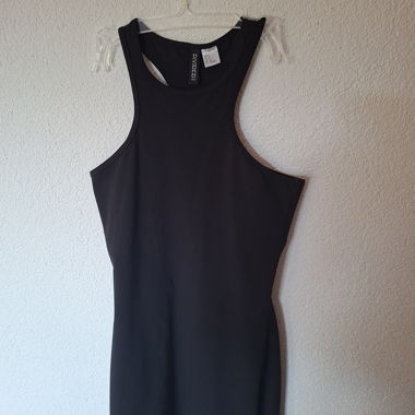 Men's Black Sleeveless Dress