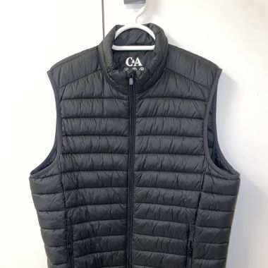 Leichte Herren Steppweste C&A Gr. M schwarz