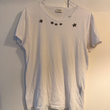 Saint Laurent T-shirt bianca Taglia S