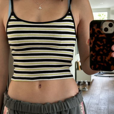 Gestreiftes Crop Top