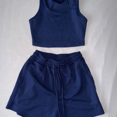 Blue Two-Piece Set