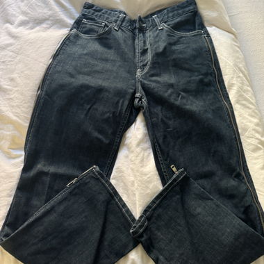 Dark Jeans with Zip Details gr. 38