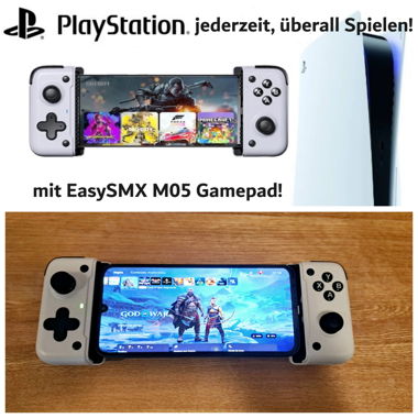 Smartphone Gamepad für PS4/PS5/Xbox Remote Play!