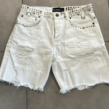 Pantaloncini bianchi con borchie The Kooples