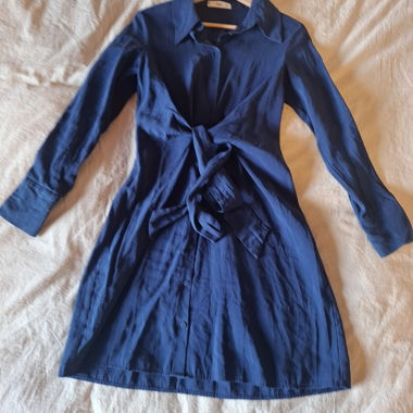MNG Blue Shirt Dress