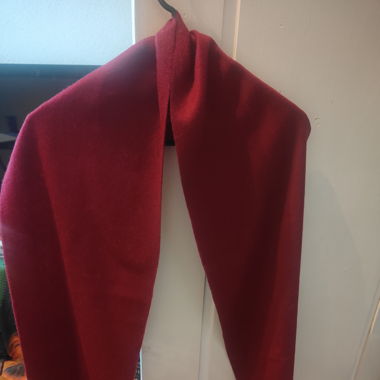 Écharpe rouge en cachemire 