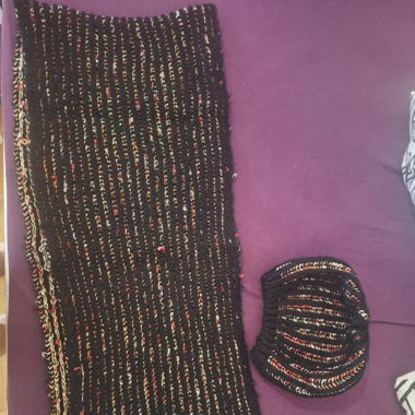 Écharpe bandeau avec bonnet