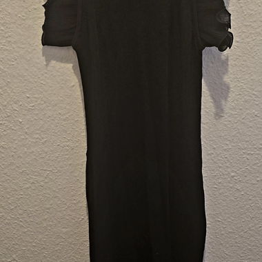 Zara Black Ruffle Dress