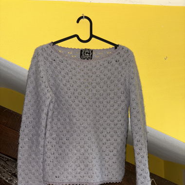 Pull tricot violet 
