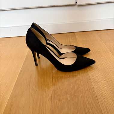 Escarpins noirs à talons hauts
