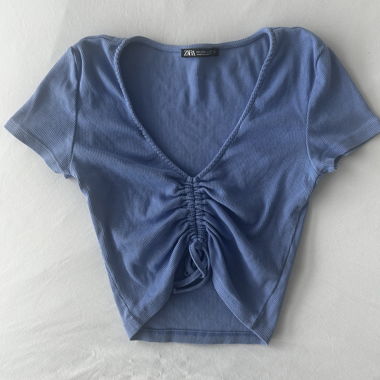 Haut Zara bleu 