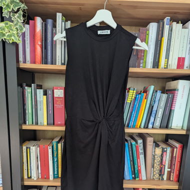 Edited Kleid mit Knotendetail schwarz 