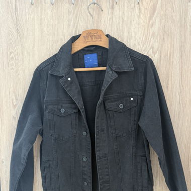 Veste en jeans légère - Noire - Taille M