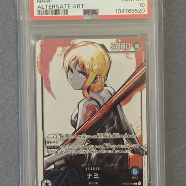 One Piece Karte Nami PSA 10