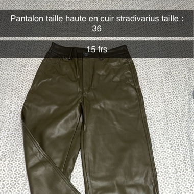 Pantalons en cuir 