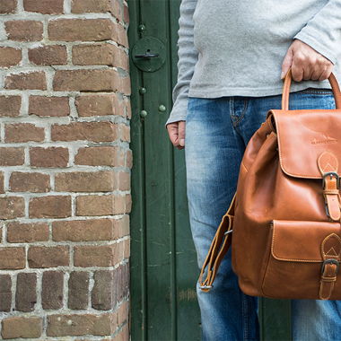 MaxLeder SANTANDER Rucksack - handpoliertes Leder