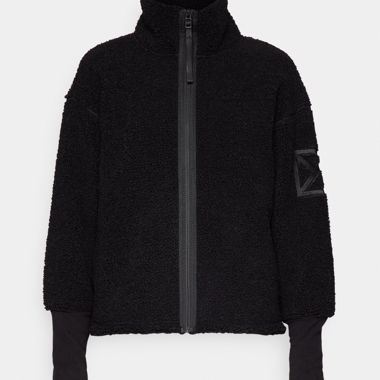 Black fleece jacket
