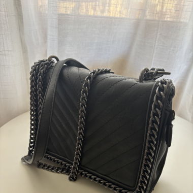 Black bag with chain strap