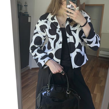 Black and White Pattern Jacket