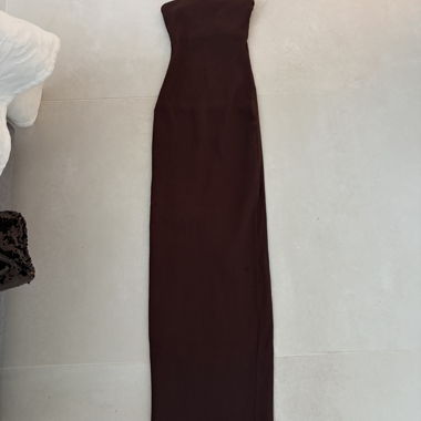 Maxi abito Belka bordeaux