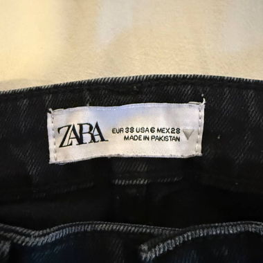 Jeans neri Zara EU 38