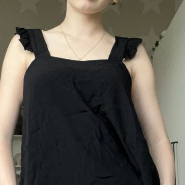 Schwarzes Tanktop, Bluse