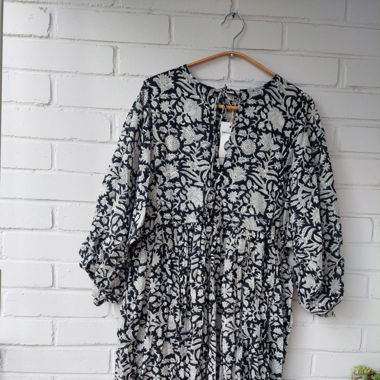 Mini dress hand block print size S/M