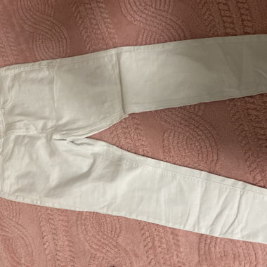 Weisse Clockhouse Jeans