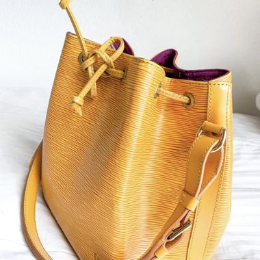 Louis Vuitton Yellow Epi Noé Petit