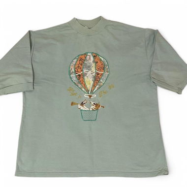 Green #vintage embroidered shirt 