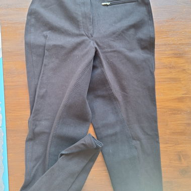 Dunkelblaue Reithose