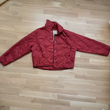 Red Quilted Jacket