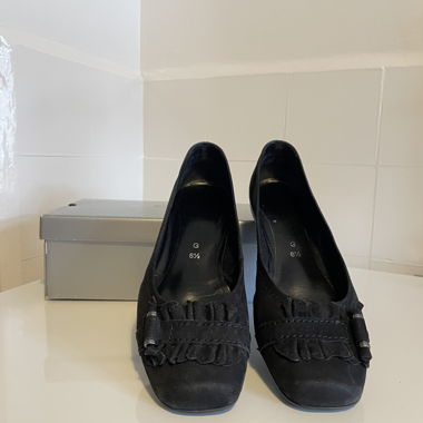 Gabor black ballet flats